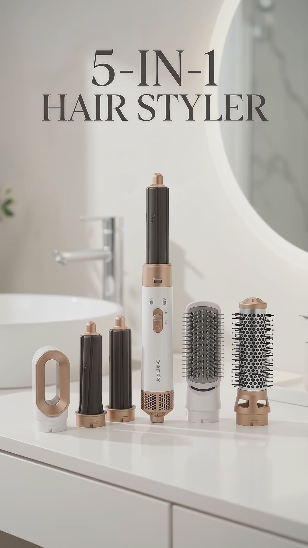 ZAVIO AirStyle: Hot Air Styler with Five Heads